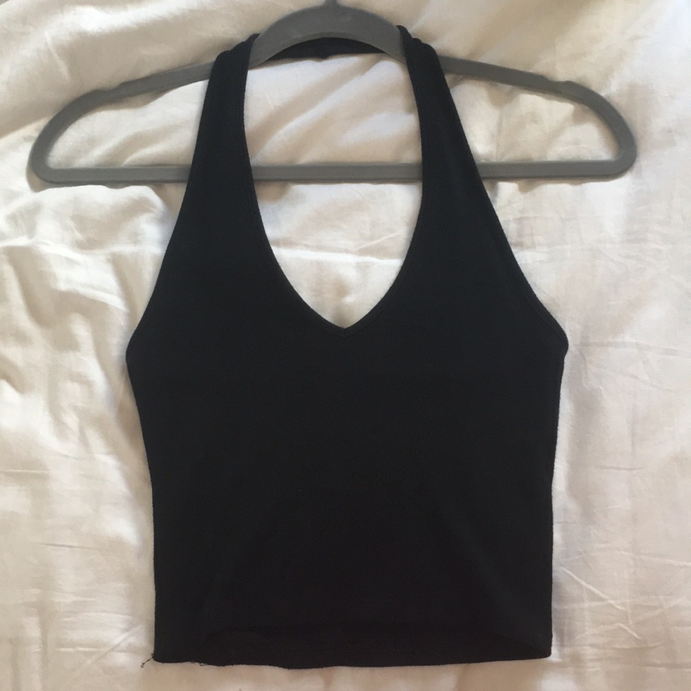 Brandy Melville black halter top